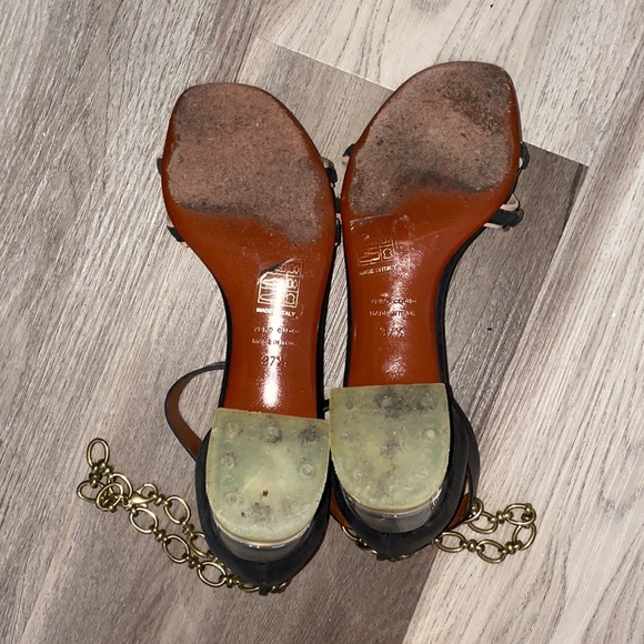 Vintage Lanvin sandals, size 37.5 - Picture 7 of 8